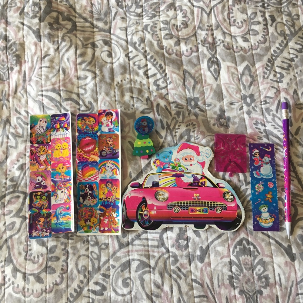Lisa Frank Driving Santa stocking stuffer
